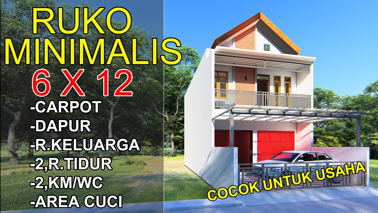 Detail Gambar Ruko 2 Lantai Minimalis Modern Nomer 48