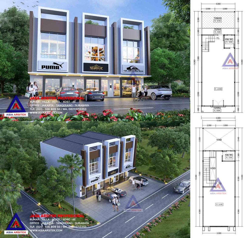 Detail Gambar Ruko Ruko Minimalis 2 Lantai Tampak Depan Nomer 20