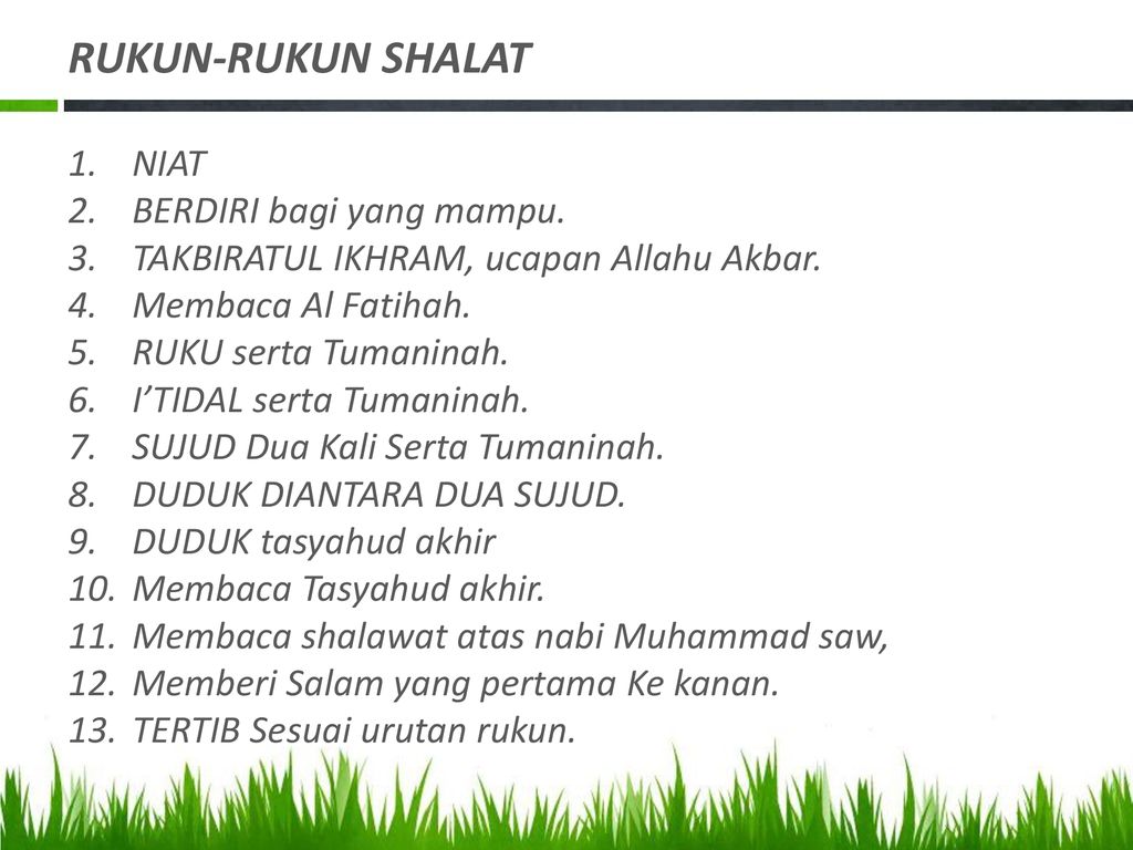 Detail Gambar Rukun Shalat Nomer 13