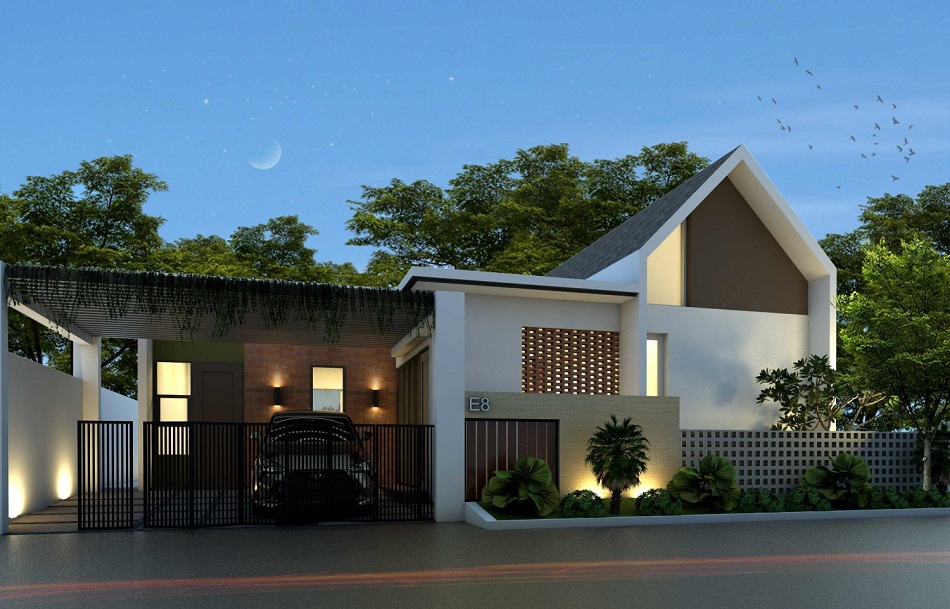 Detail Gambar Rumah 1 Lantai Minimalis Posisi Di Sudut Nomer 26