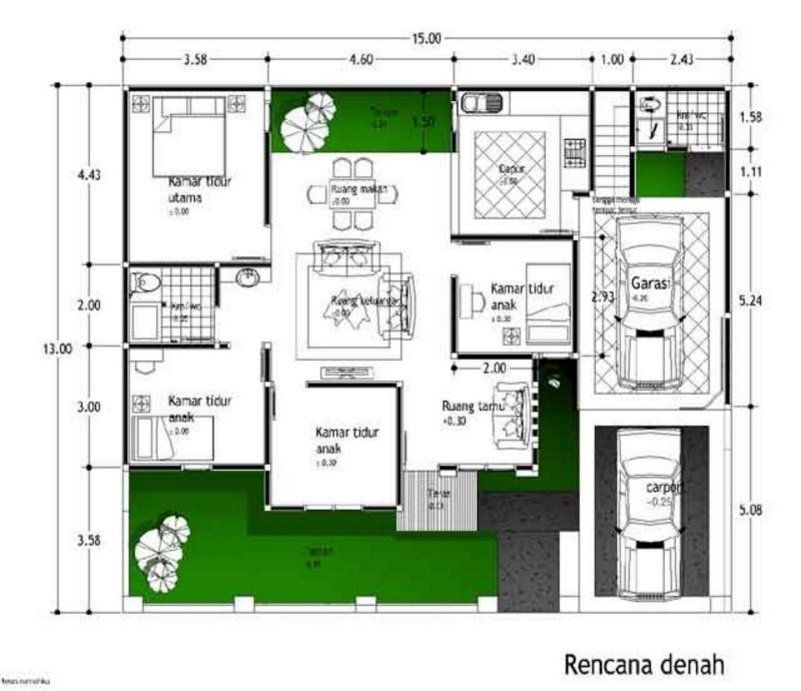 Detail Gambar Rumah 15 X13 Nomer 5