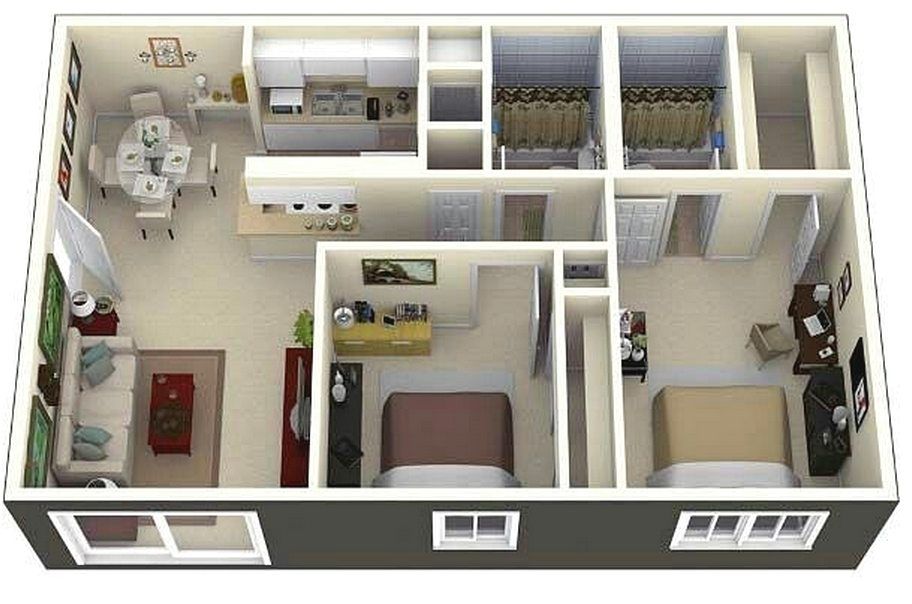 Detail Gambar Rumah 2 Kamar Nomer 16