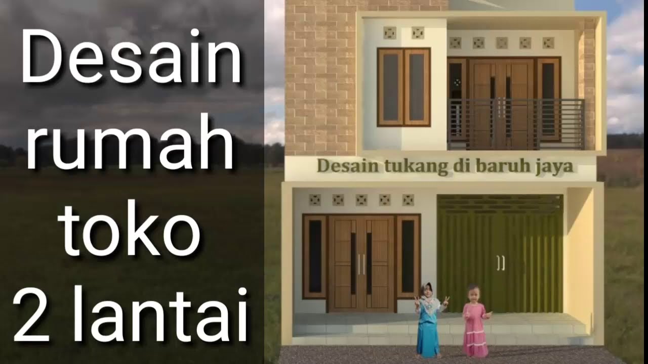 Detail Gambar Rumah 2 Lantai Bawah Ruko Nomer 39