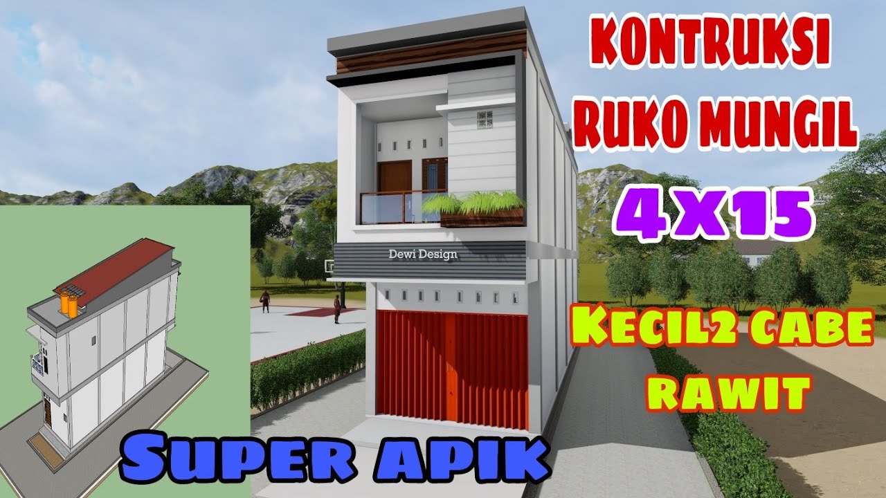 Detail Gambar Rumah 2 Lantai Bawah Ruko Nomer 41