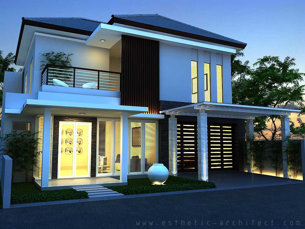 Detail Gambar Rumah 2 Lantai Modern Nomer 11