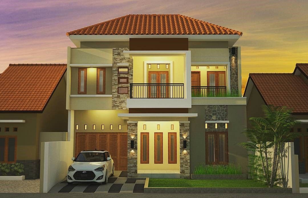 Gambar Rumah 2 Lantai Tampak Depan - KibrisPDR