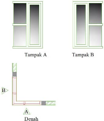 Detail Gambar Rumah 2 Tingkat Dengan Kusen Jendela Sudut Nomer 51