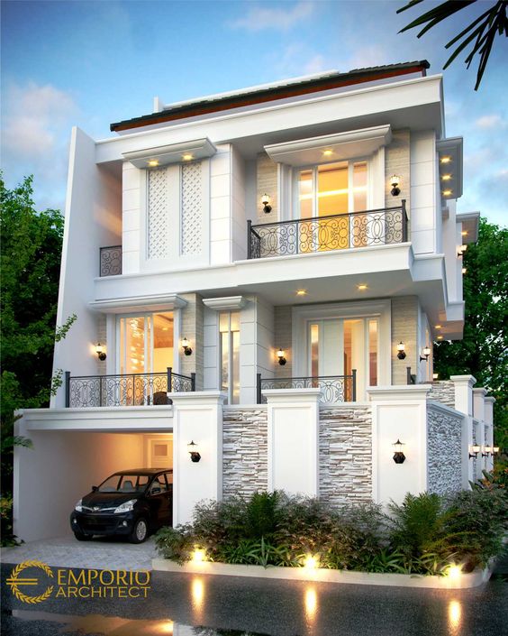 Detail Gambar Rumah 3 Lantai Tampak Depan Nomer 7