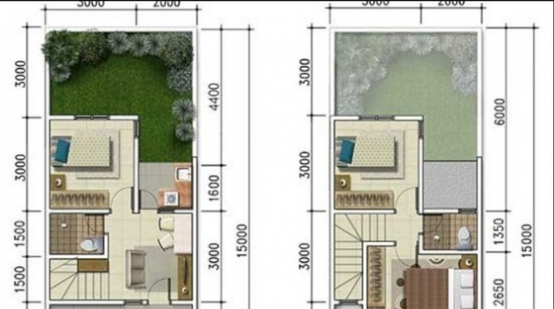 Detail Gambar Rumah 5x15 Nomer 27