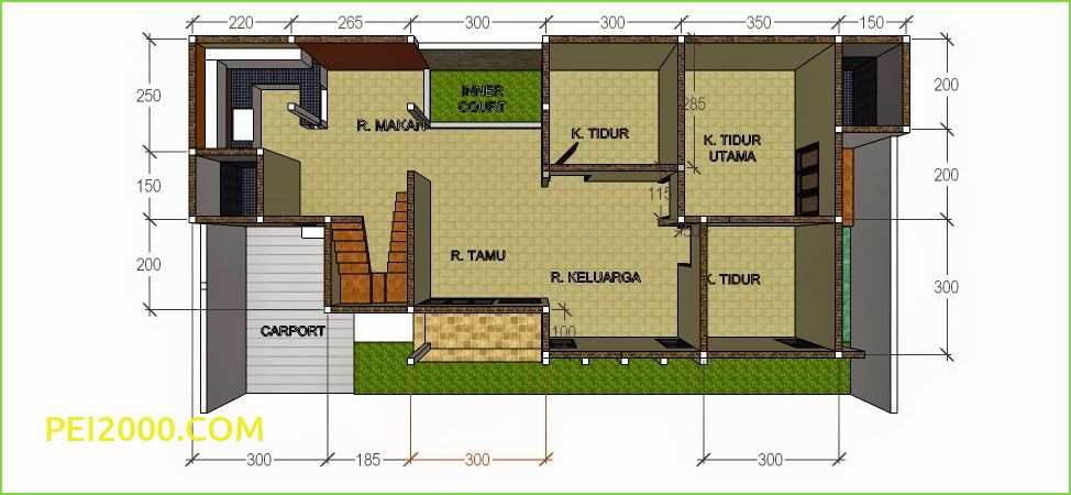 Detail Gambar Rumah 5x7 2 Kamar Nomer 13