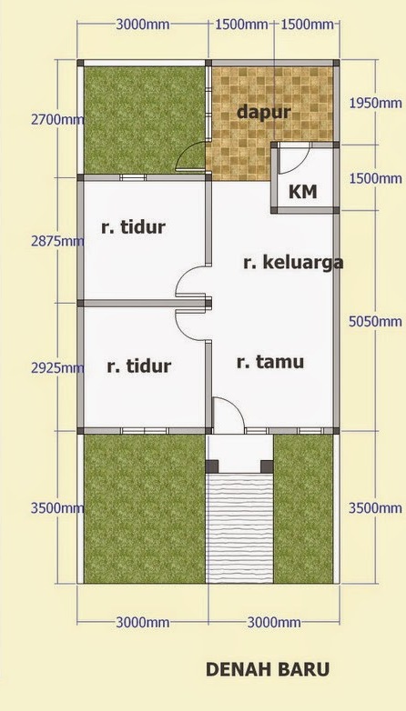 Detail Gambar Rumah 5x7 2 Kamar Nomer 31