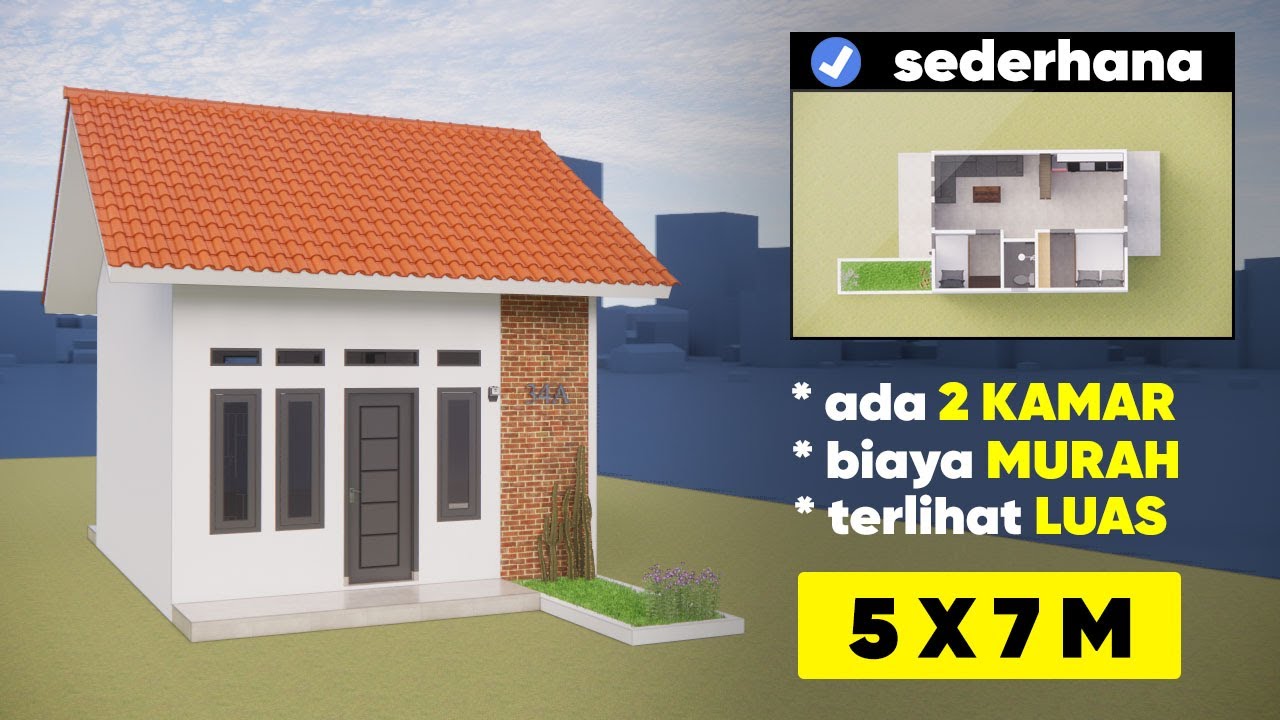 Detail Gambar Rumah 5x7 2 Kamar Nomer 5