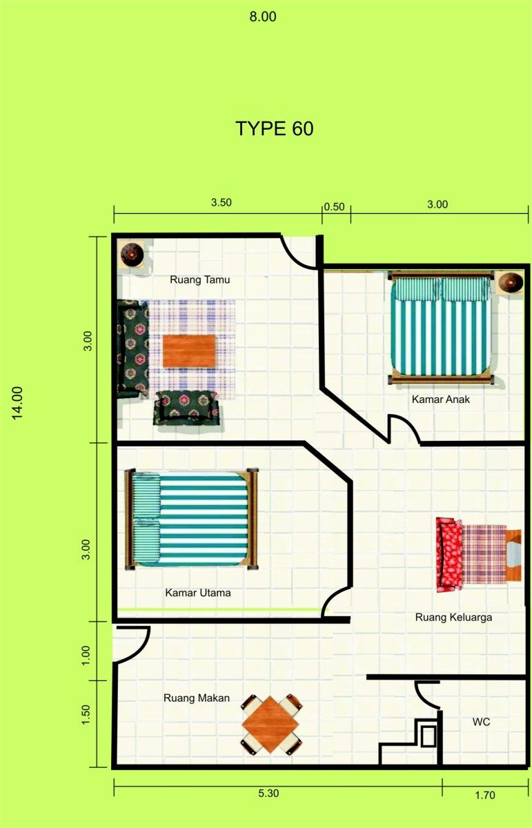 Detail Gambar Rumah 5x7 Nomer 21