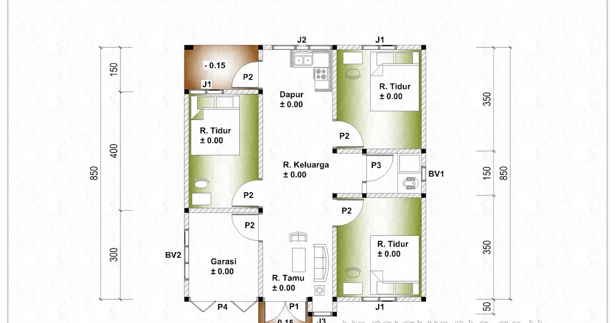 Detail Gambar Rumah 5x8 Meter Nomer 37