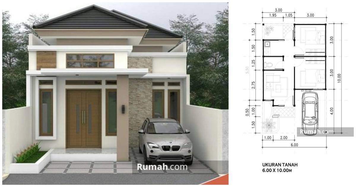 Detail Gambar Rumah 6x10 Nomer 18