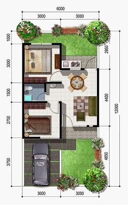 Detail Gambar Rumah 6x15 Memanjang Ke Belakang Nomer 54