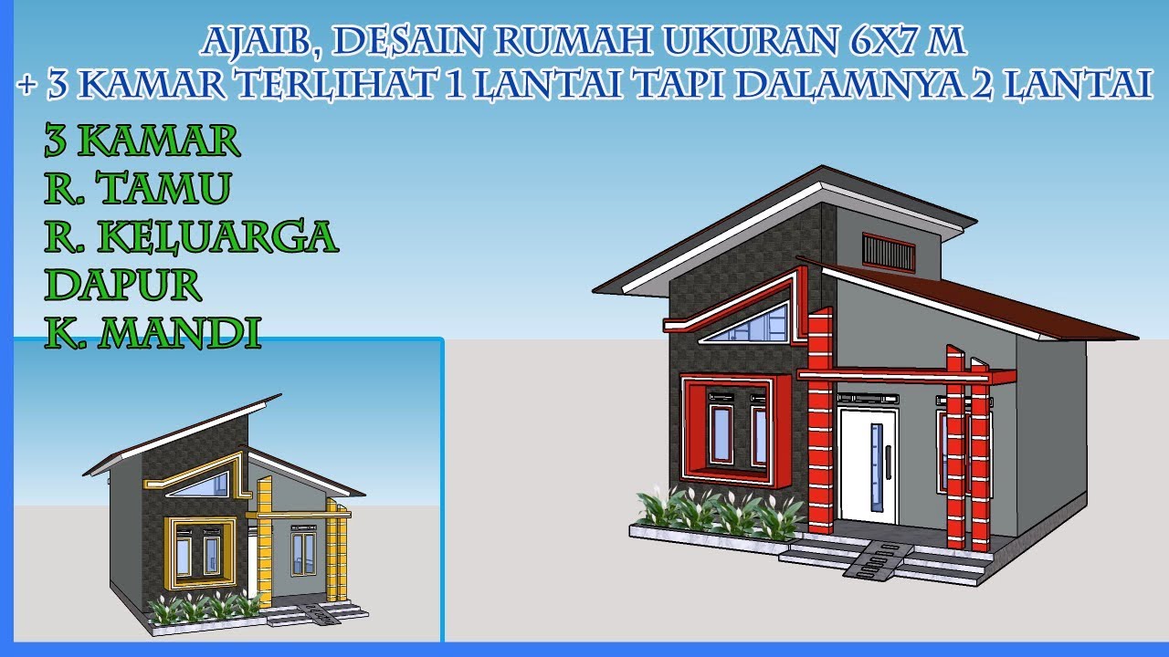 Detail Gambar Rumah 6x7 Nomer 10