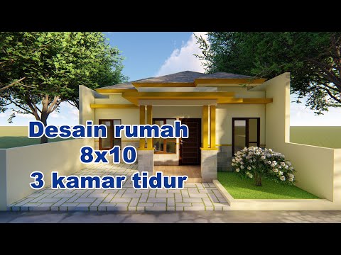 Detail Gambar Rumah 8x10 3 Kamar Tidur Nomer 47