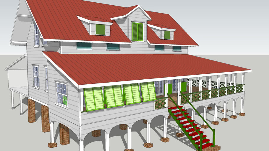 Detail Gambar Rumah Adat 3d Nomer 3