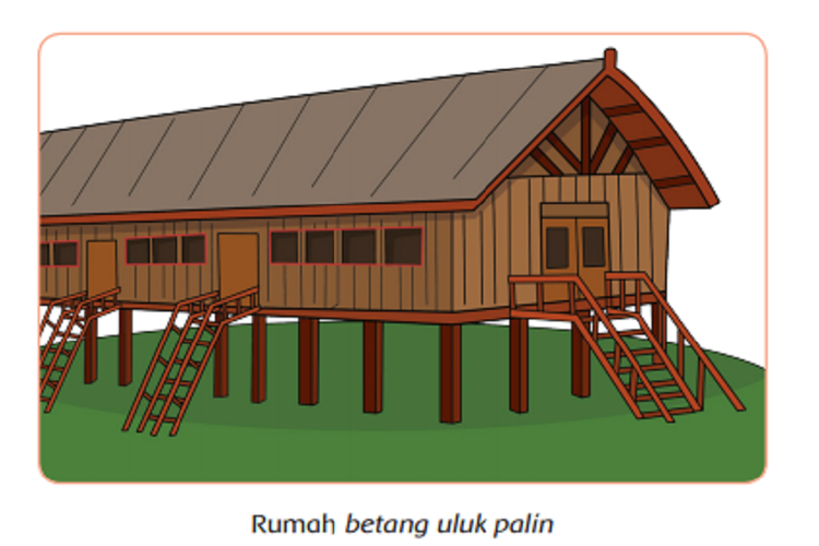 Detail Gambar Rumah Adat Betang Nomer 15