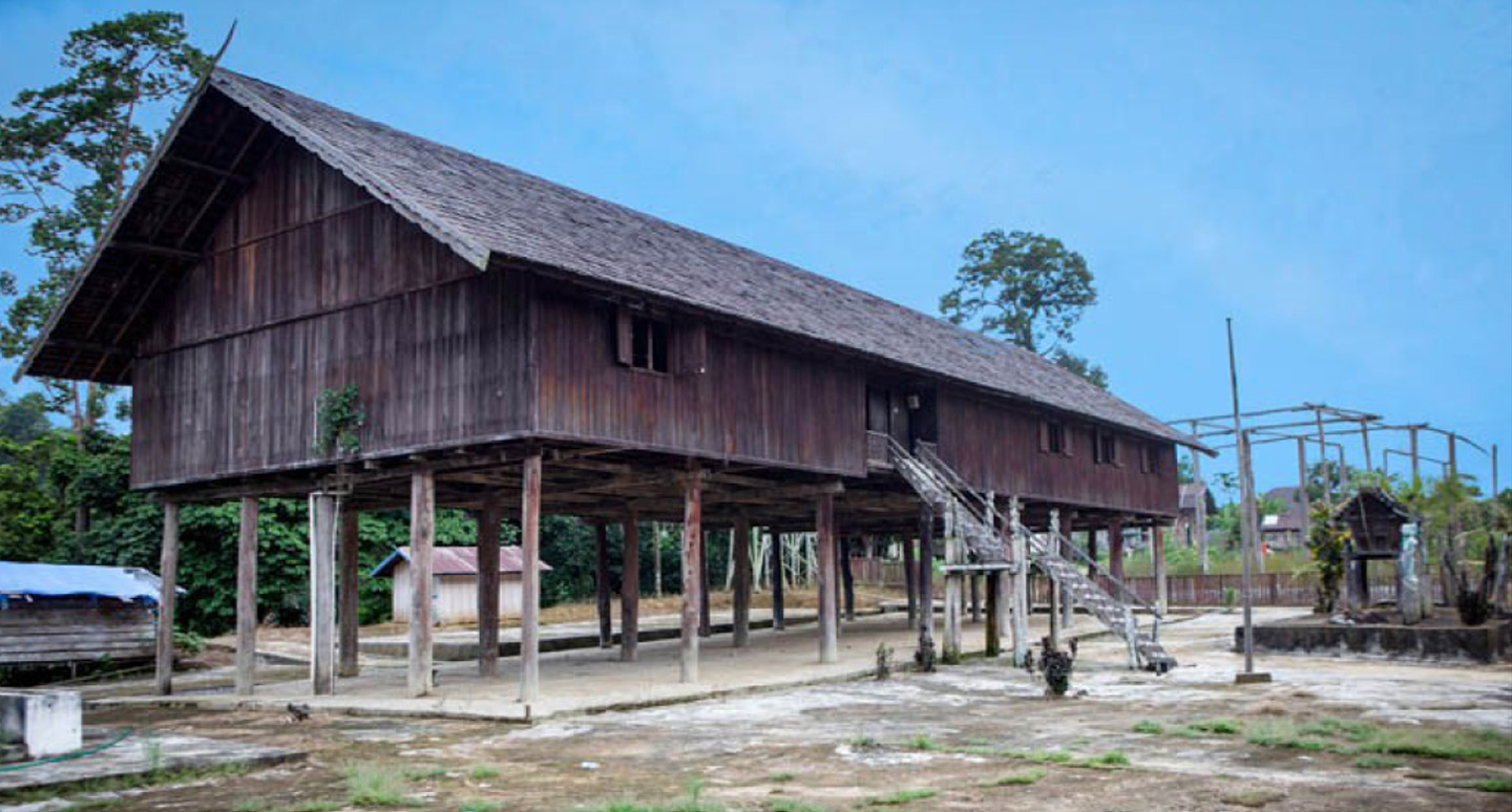 Detail Gambar Rumah Adat Dayak Nomer 9