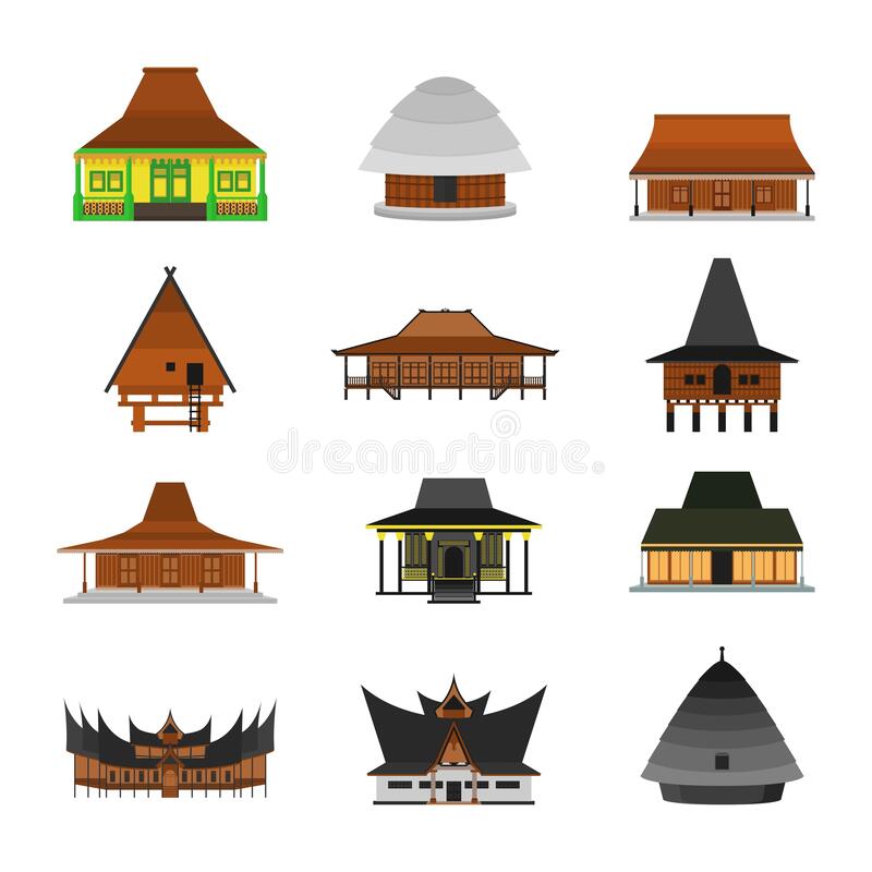 Detail Gambar Rumah Adat Indonesia Kartun Nomer 8