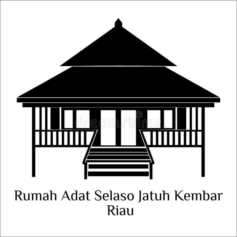 Detail Gambar Rumah Adat Jawa Hitam Putih Nomer 11