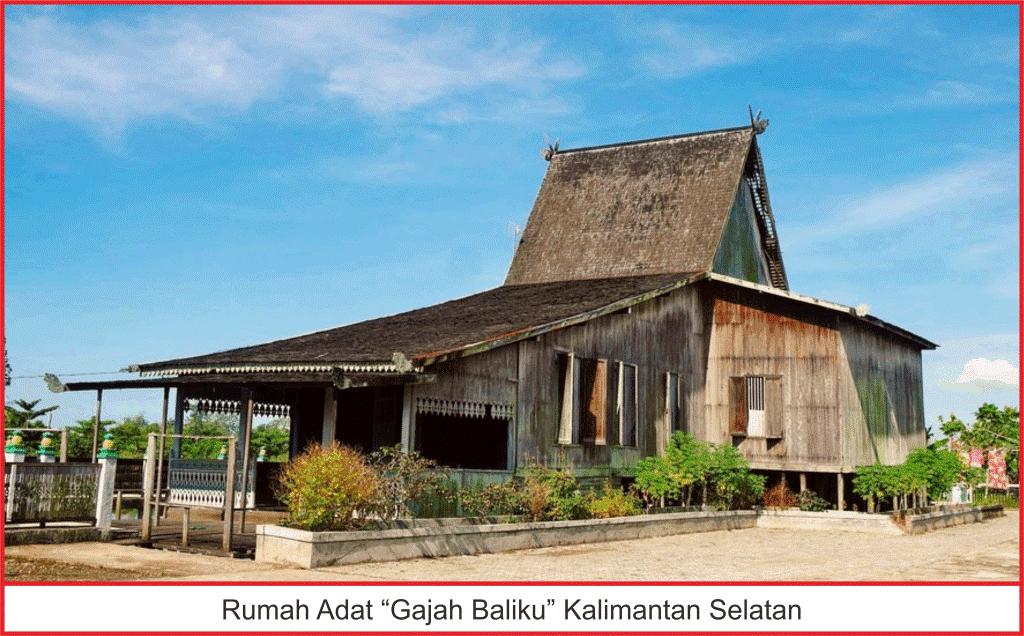 Detail Gambar Rumah Adat Kalimantan Selatan Nomer 15