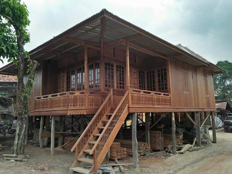 Detail Gambar Rumah Adat Limas Nomer 48