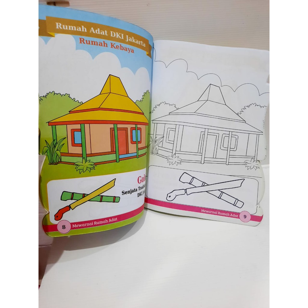 Detail Gambar Rumah Adat Mewarnai Koleksi Nomer 46