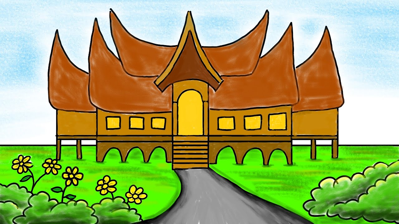 Detail Gambar Rumah Adat Minang Kabau Nomer 8