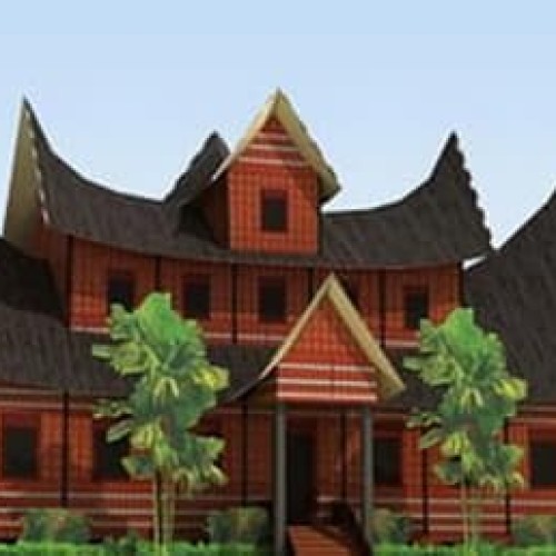 Detail Gambar Rumah Adat Minangkabau Gambar Rumah Adat Kalimantan Nomer 55