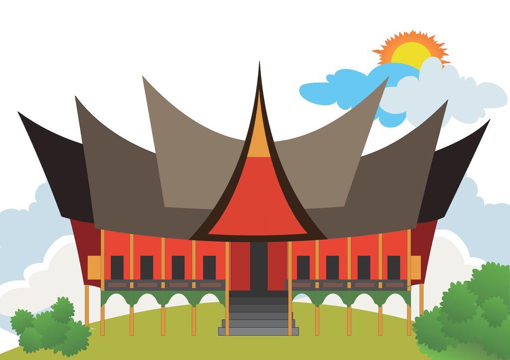 Gambar Rumah Adat Padang Versi Kartun 56+ Koleksi Gambar