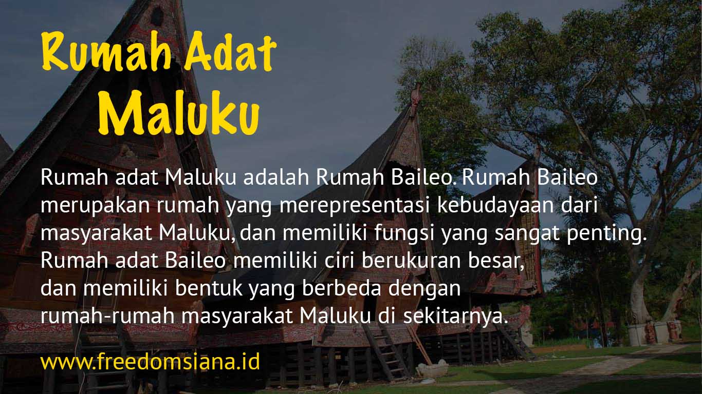 Detail Gambar Rumah Adat Provinsi Maluku Nomer 26