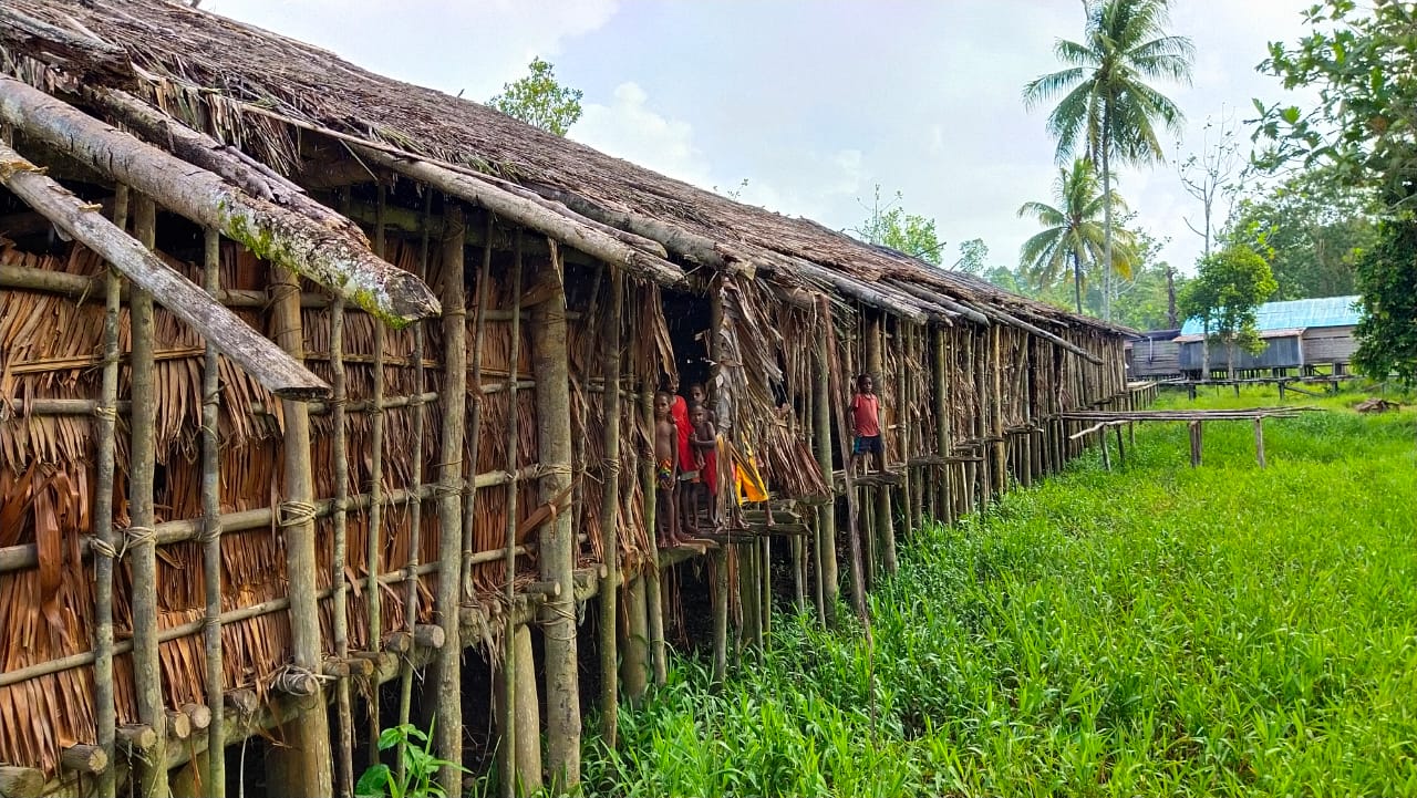 Gambar Rumah Adat Suku Asmat 55+ Koleksi Gambar