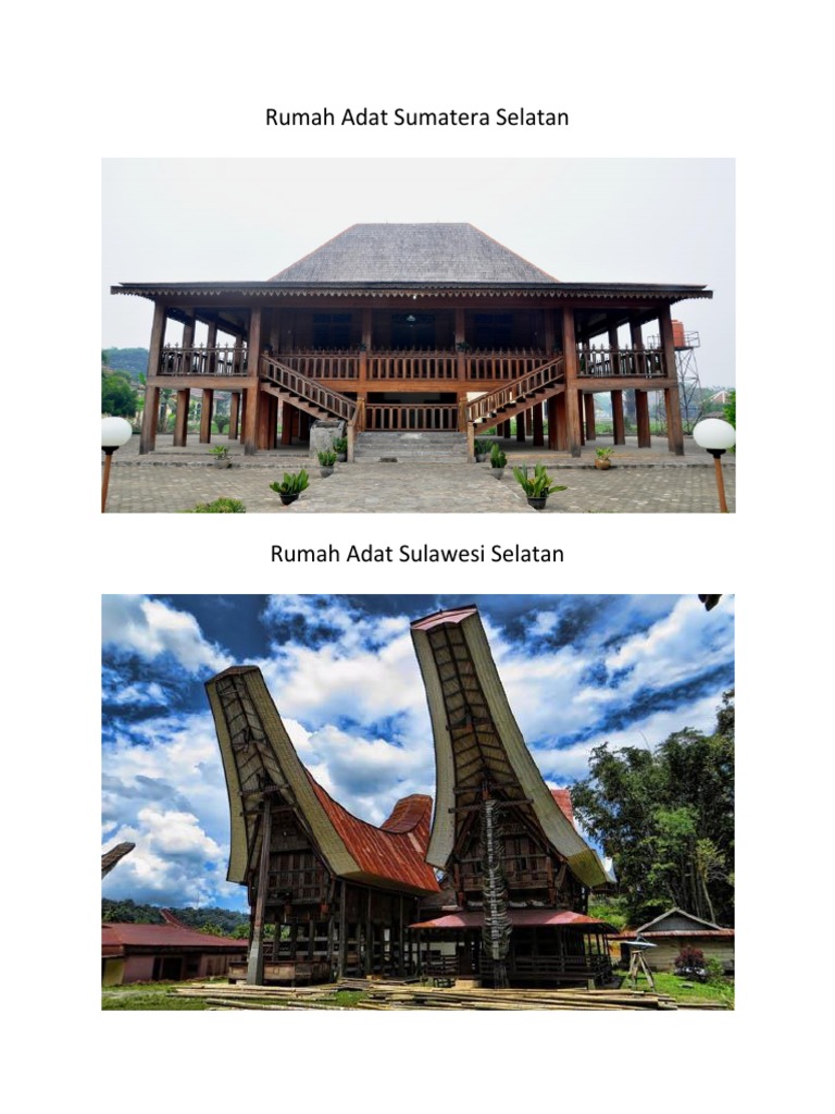 Detail Gambar Rumah Adat Sumatera Selatan Nomer 31