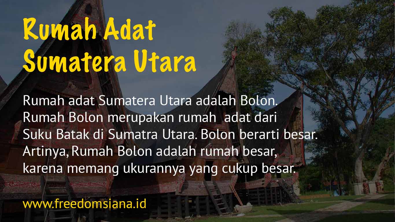 Detail Gambar Rumah Adat Sumatera Utara Nomer 33