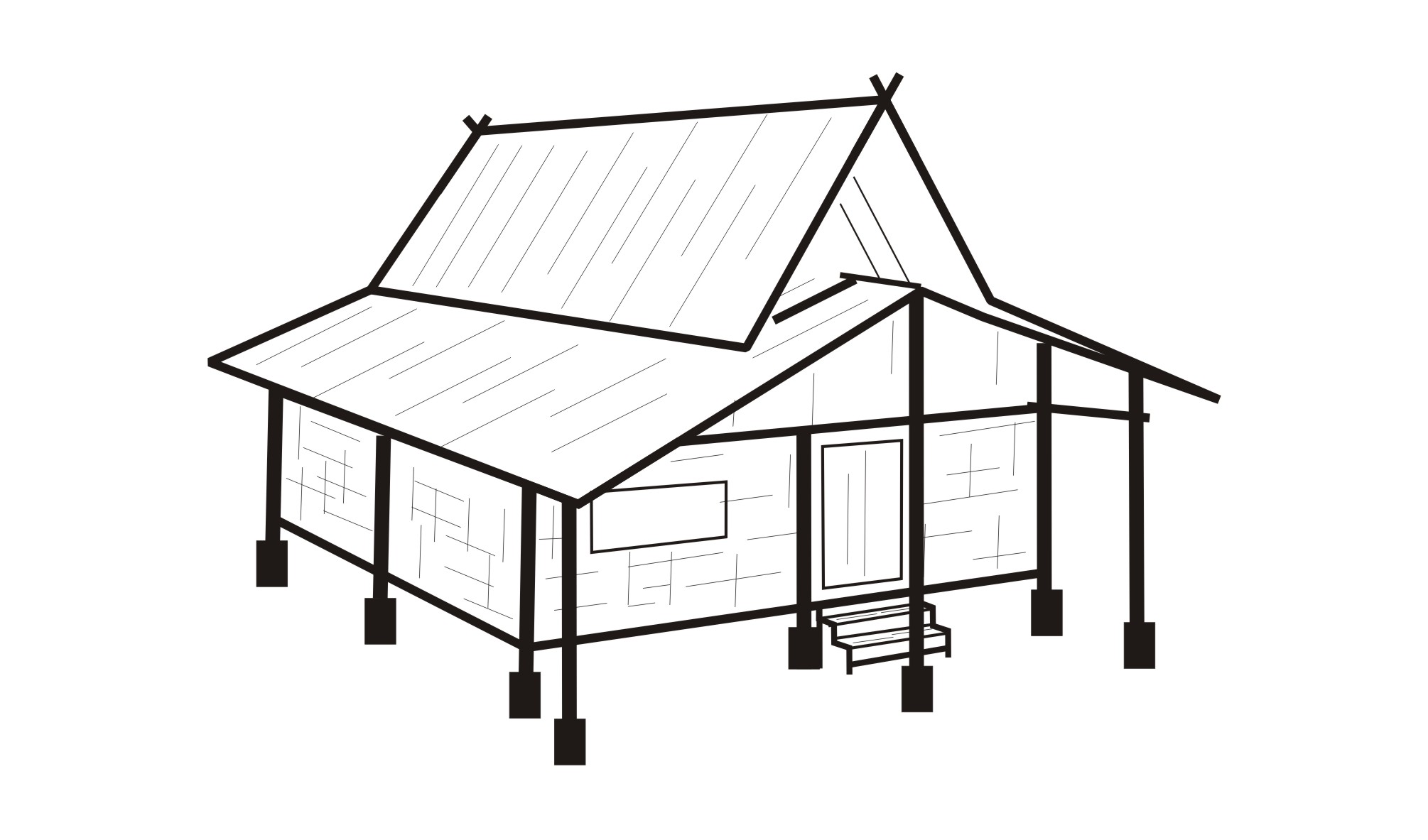 Detail Gambar Rumah Adat Termudah Nomer 53