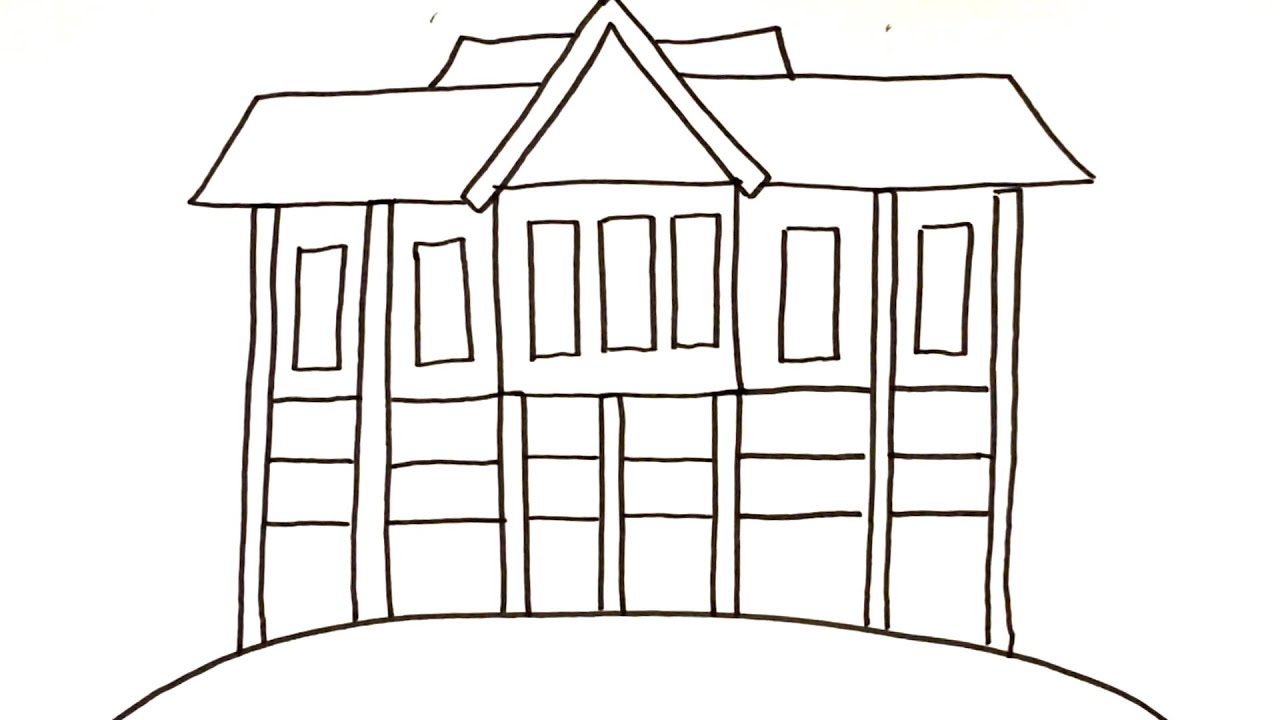 Detail Gambar Rumah Adat Untuk Diwarnai Nomer 16