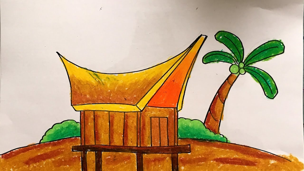 Detail Gambar Rumah Adat Versi Kartun Koleksi Nomer 26