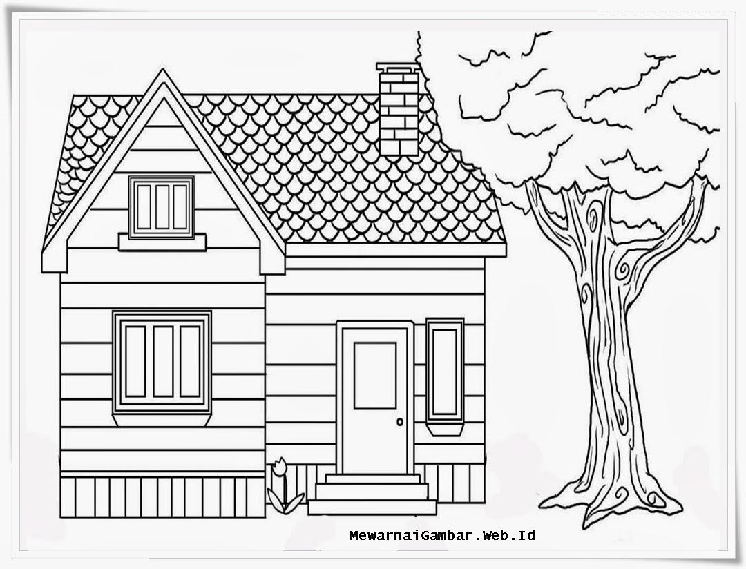 Detail Gambar Rumah Animasi Hitam Putih Nomer 26