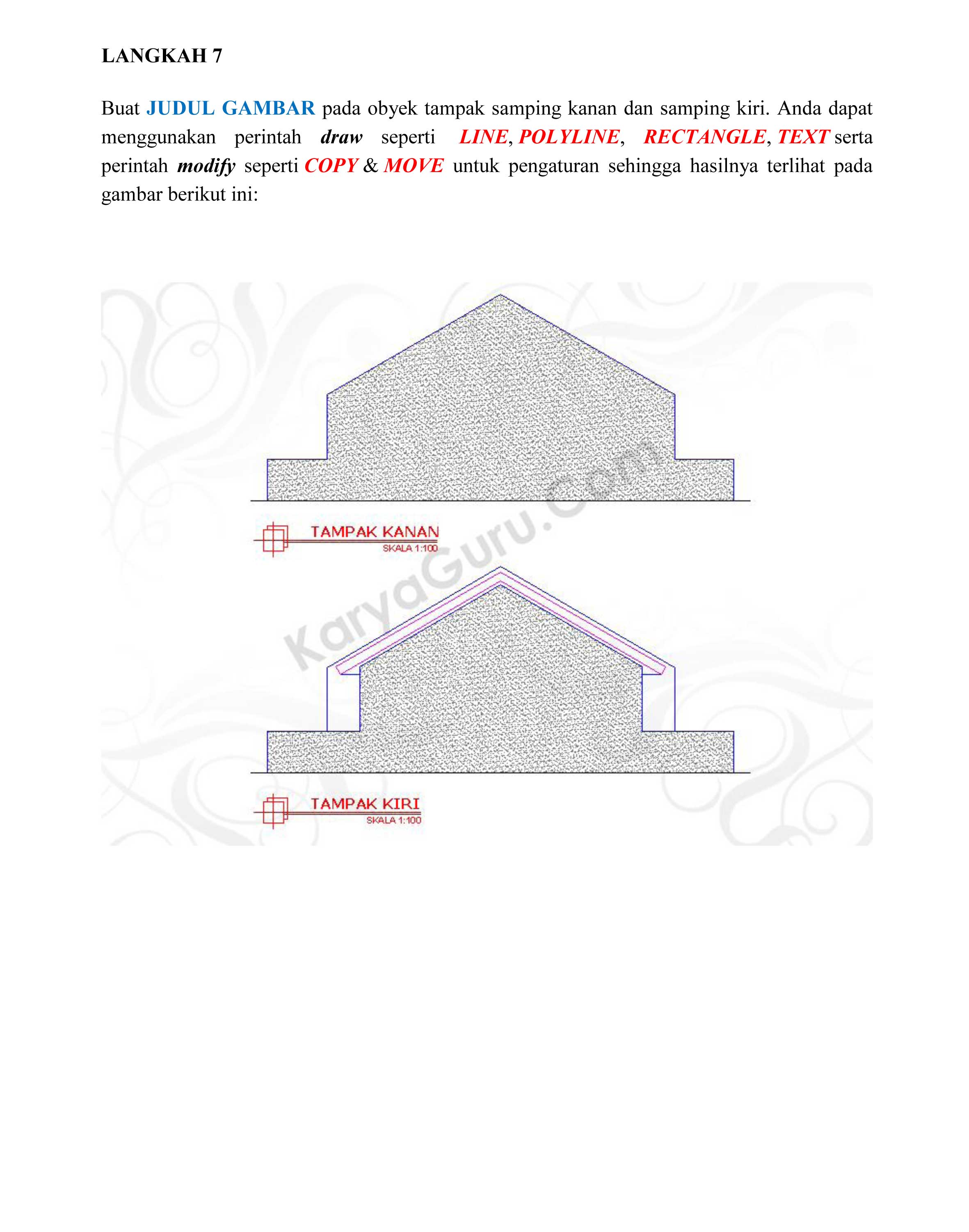 Detail Gambar Rumah Autocad Nomer 47