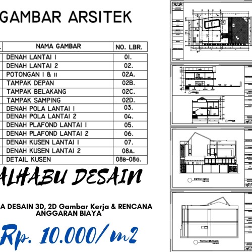 Detail Gambar Rumah Autocad Nomer 53