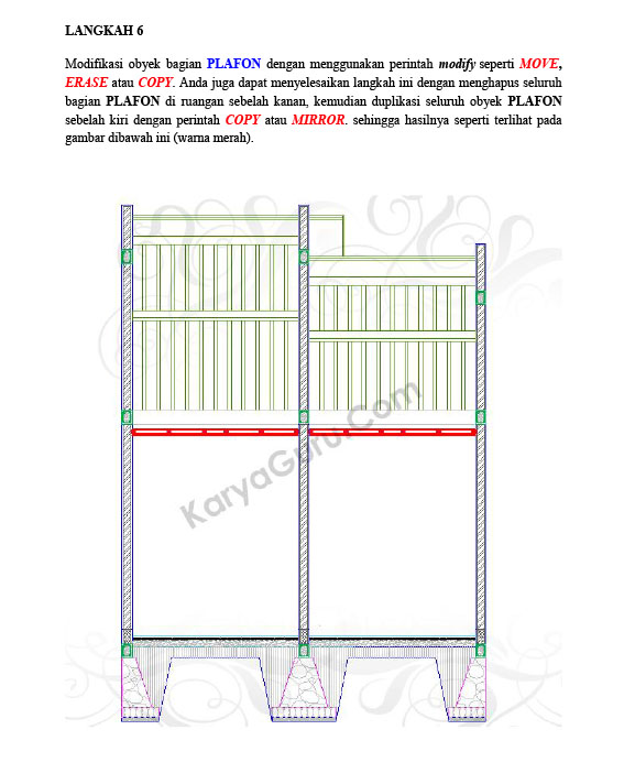 Detail Gambar Rumah Autocad Nomer 54