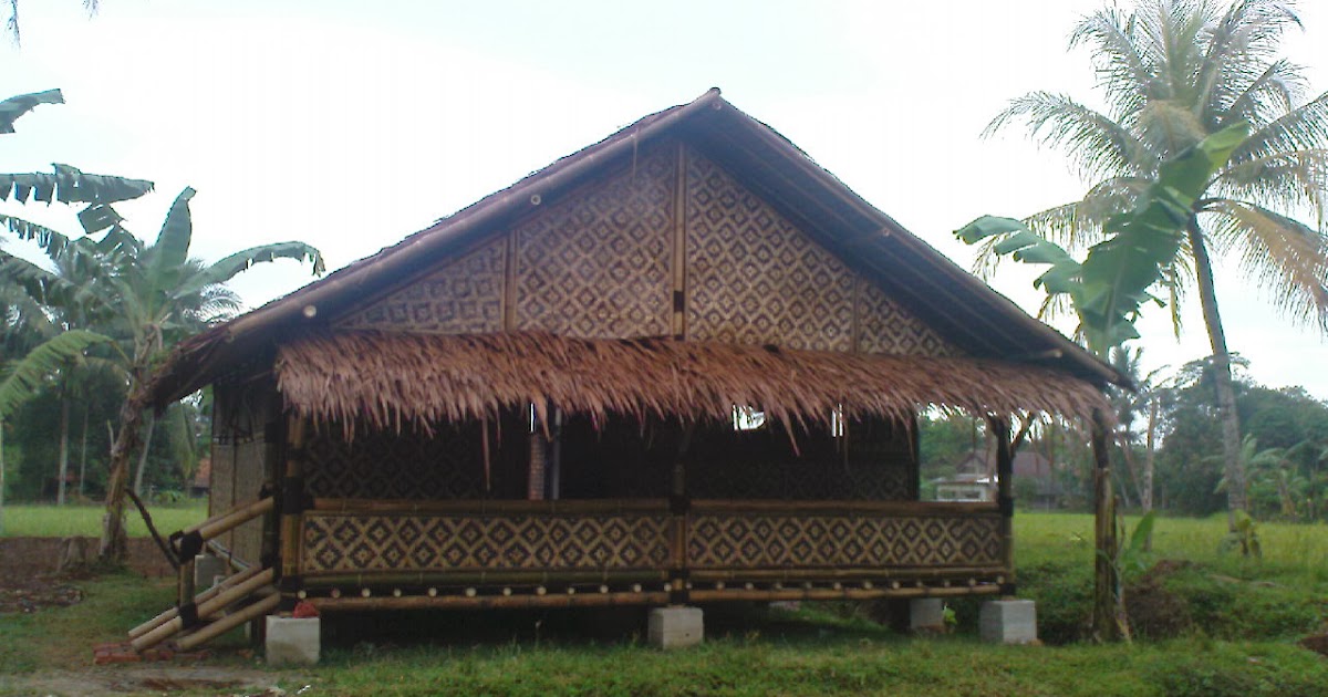 Detail Gambar Rumah Bambu Sederhana Nomer 52
