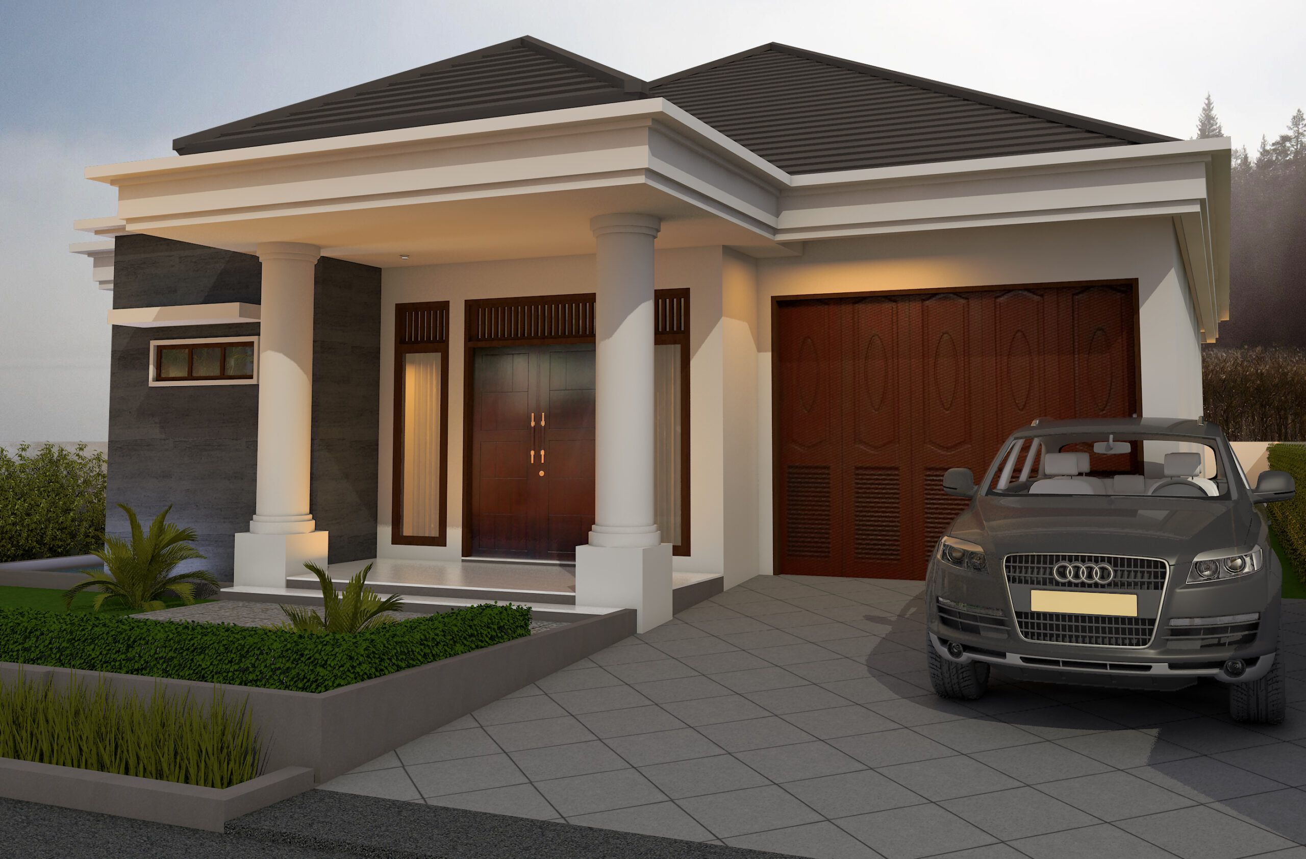 Detail Gambar Rumah Besar 1 Lantai Nomer 20