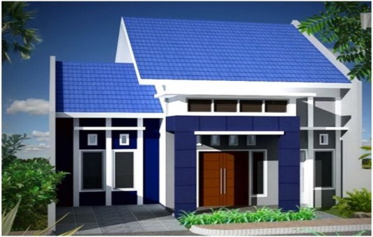 Detail Gambar Rumah Biru Nomer 10