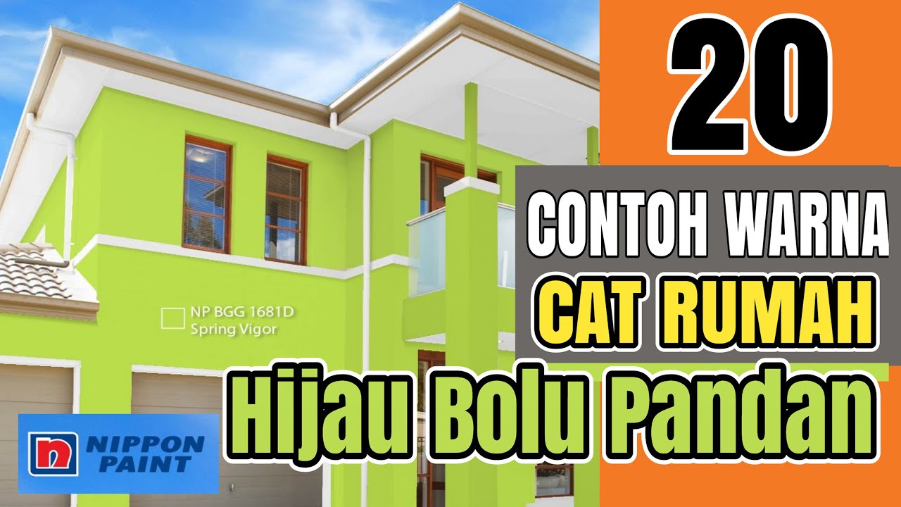 Detail Gambar Rumah Cat Hijau Nomer 14