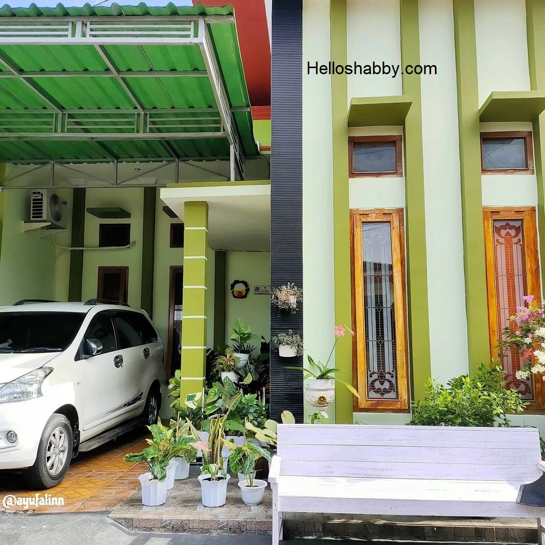 Detail Gambar Rumah Cat Hijau Nomer 18