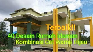 Detail Gambar Rumah Cat Hijau Nomer 26